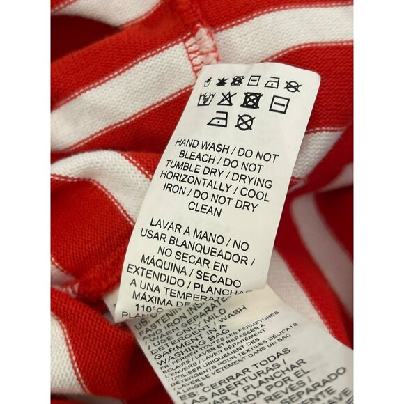 Balmain X Puma Red White Gold Striped Distressed Hoodie Medium Collab Retail 695 - Picture 7 of 7